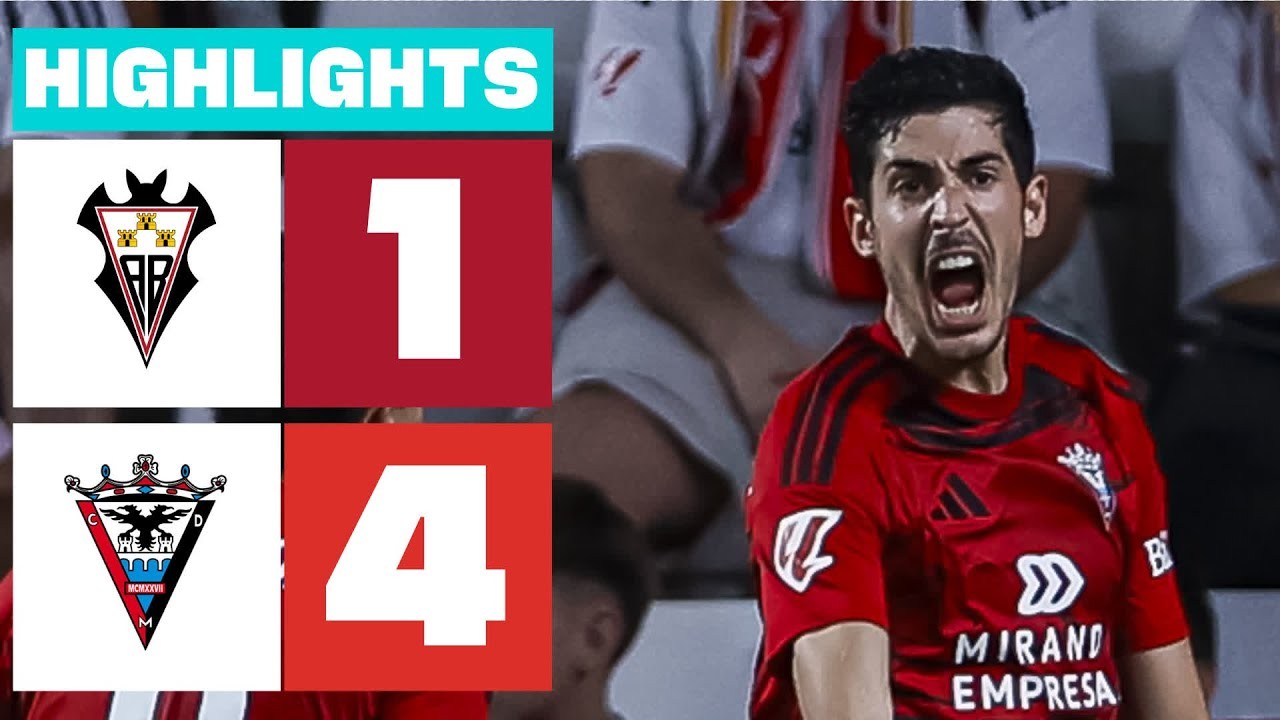 #ไฮไลท์ฟุตบอล [ อัลบาเซเต้ 1 - 4 มิรานเดส ] อเดลันเต้ สเปน 2025/6.9.68