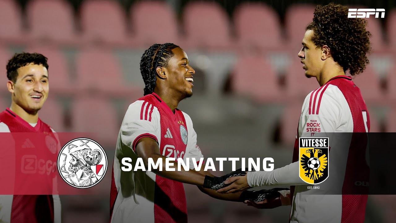 #ไฮไลท์ฟุตบอล [ อาแจ็กซ์ อัมสเตอร์ดัม(เยาวชน) 2 - 0 วิเทสส์ อาร์เน่ม ] จูปิแลร์ลีก ฮอลแลนด์ 2025/2.12.68