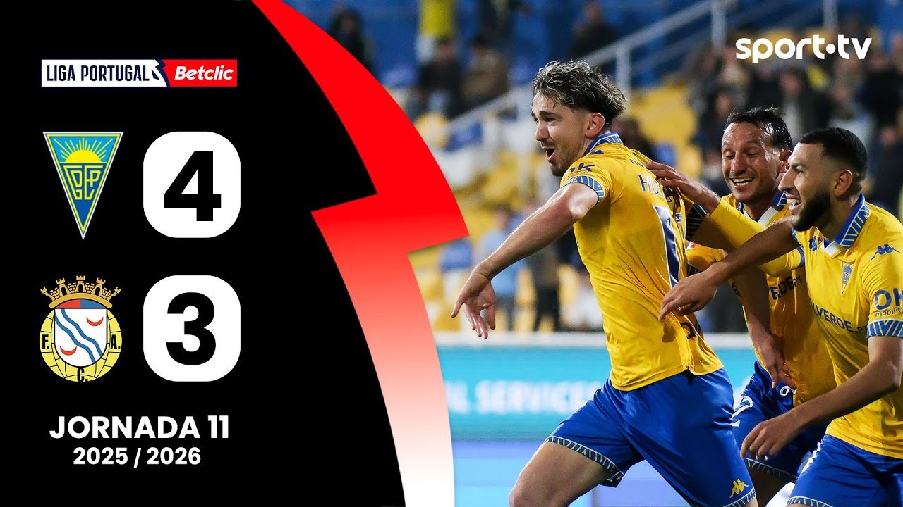 #ไฮไลท์ฟุตบอล [ เอสโตริล 4 - 3 อารัวก้า ] พรีไมร่า ลีก้า โปรตุเกส 2025/8.11.68